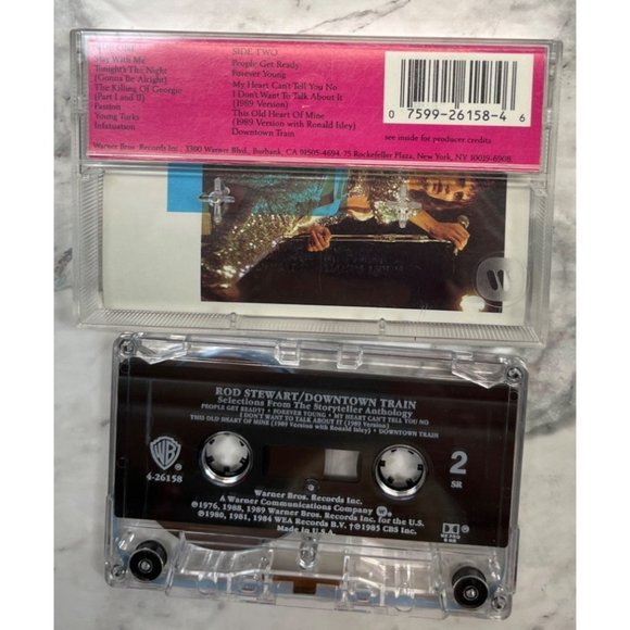 Rod Stewart Rock Cassette Lot of 4 Foolish Behaviour Vagabond Heart Unplugged - Picture 4 of 10